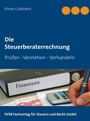 cover image of Die Steuerberaterrechnung